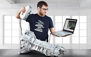 Artec 3D scanners used on automotive gearbox casting